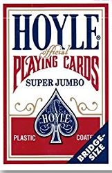 Hoyle Super Jumbo Index Playing Cards -  1/2 Blue1/2 Red - 1/4 gross (36 decks) main image